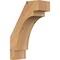 Ekena Millwork 3 1/2"W x 8"D x 12"H Merced Smooth Knee Brace, Western Red Cedar BRC04X08X12MRC00SWR - alternate 1